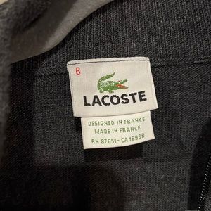 Lacoste Wool Zip Up